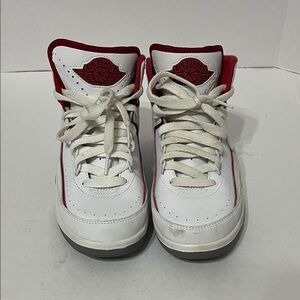Jordan Kids' Sneakers in White and Red